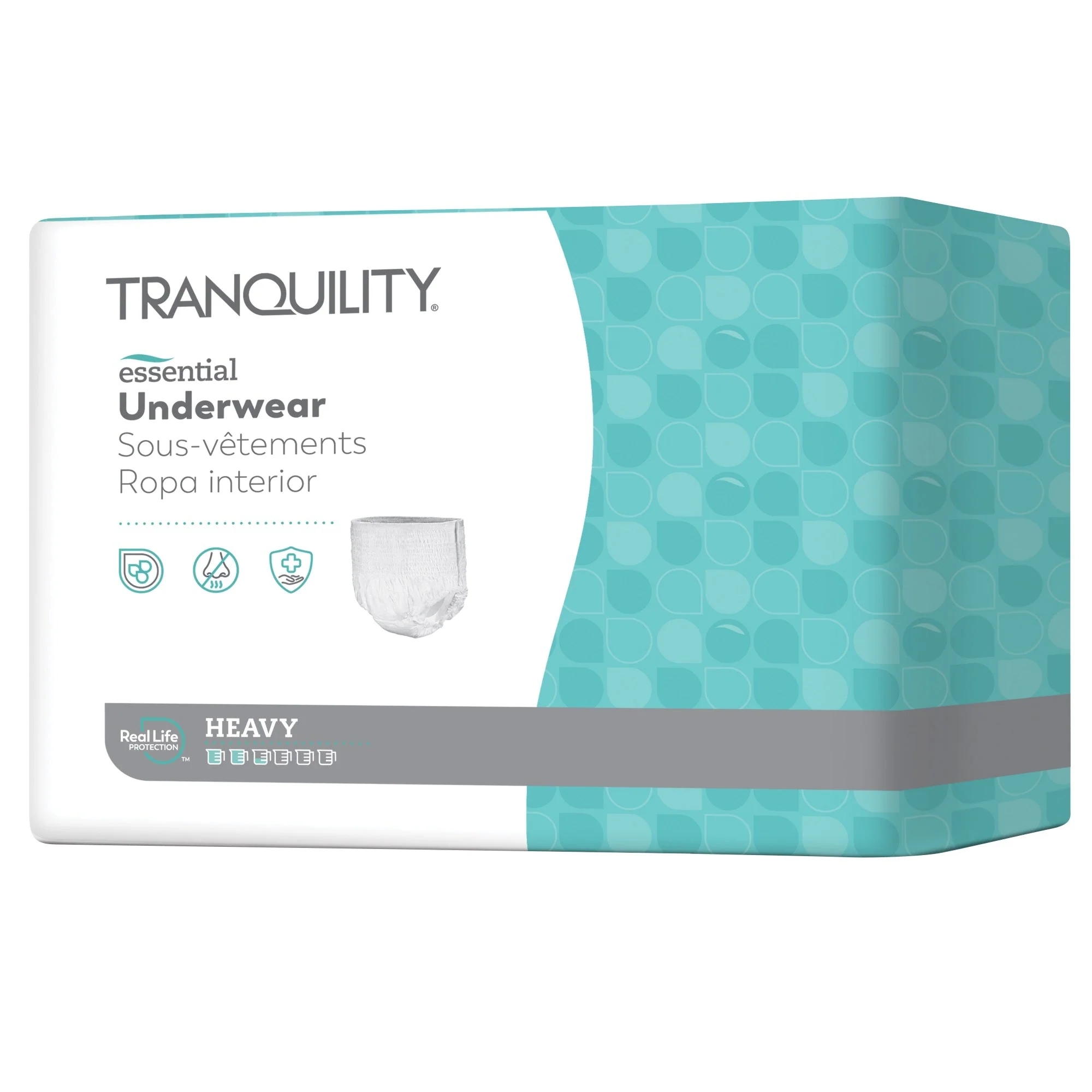 CA/56 - Tranquility Essential Underwear - Heavy, X-Large, 48" - 66", 210 - 250 lbs
