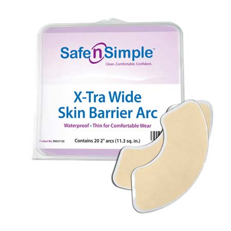 PK/20 - Skin Barrier X-Tra Wide Crescent Arcs