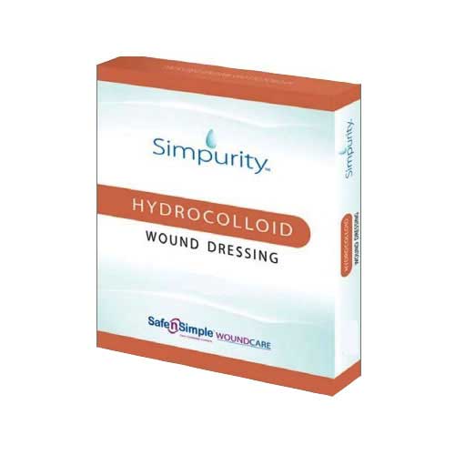 BX/12 - Safe N Simple Simpurity Hydrocolloid, 4" x 4"