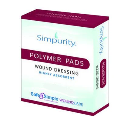 BX/10 - Simpurity High Absorbent Polymer, 4" x 5" Pad